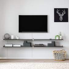 Nickel Plated Ikea Tv Wall Shelves