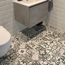 Genoa Grey Patterned Tiles Stone Tile