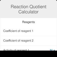 Reaction Quotient Calculator