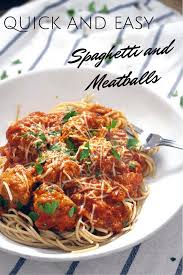 quick and easy spaghetti and meat