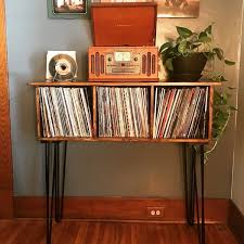 Find and save ideas about vinyl record storage on pinterest. Record Player Stand Vinyl Storage Ryobi Nation Projects