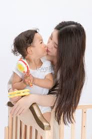 mommy baby kiss picture and hd photos
