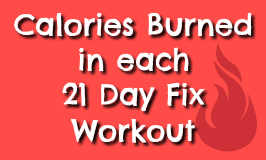 21 Day Fix Workout Routine How Many Calories Do I Burn