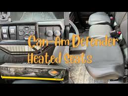 Can Am Defender Seat Cover Installation