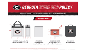 uga to implement sec clear bag policy