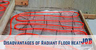 disadvanes of radiant floor heat