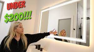 led mirror bokihuk bathroom mirror