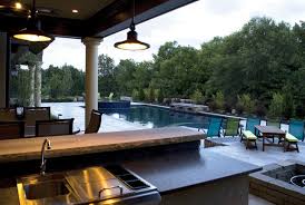 Leawood Pool Contemporary Patio