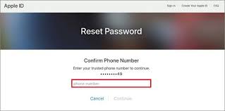 how to reset your apple id pword on