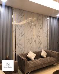 Wall Decor Pvc Marble Sheets Tv Wall