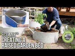 Creating A Concrete Raised Garden Bed
