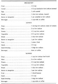 Printable Low Sodium Chart Wow Com Image Results Low