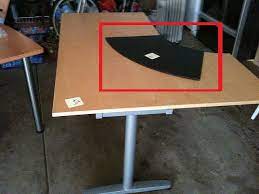 Black Desk Pad For Ikea Galant Desk