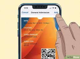 how to add a ticket to an apple wallet