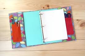 diy padded binder cover free tutorial