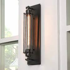 Black Industrial Wall Sconce