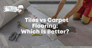 floor tiles or carpet flooring