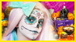 sugar skull makeup tutorial halloween