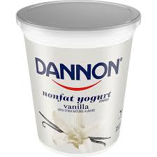 dannon nonfat yogurt vanilla 32oz