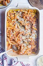 meaty marinara baked pasta easy