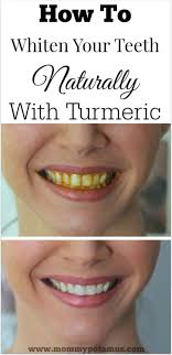 turmeric teeth whitening at home