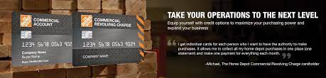 The home depot business credit card: Credit Center