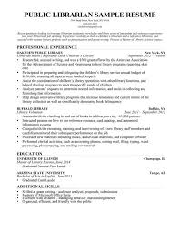 Resume For Librarian Job Cover Letter For Resume Resume