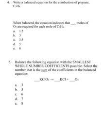 Answered 4 Write A Balanced Equation