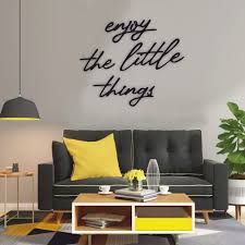 Little Things Metal Wall Quotes