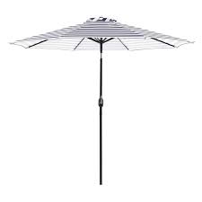 Outdoor Crank Tilt Steel Umbrella
