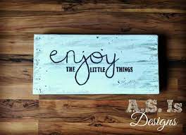 Sign Reclaimed Wood Quote