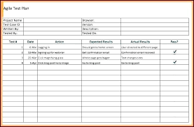 Parallel Test Plan Template Agile Test Case Template For