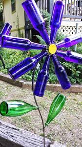 Glass Garden Art Upcycle Glass