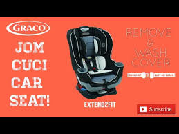 Remove Graco Extend2fit Car Seat Cover
