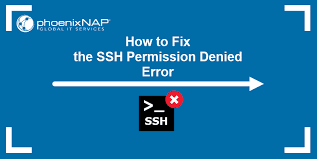 how to fix ssh failed permission denied