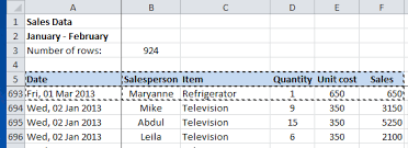 existing pivot table in excel
