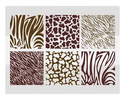 A Set Of Animal Print Wall Art Animal