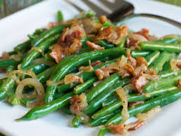 Image result for sauteed green beans with bacon and onions