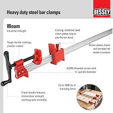 bessey ibeam48 i beam bar clamp 48