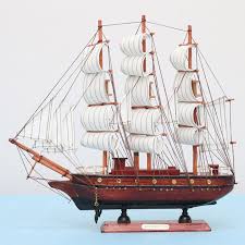handmade craft wooden sailing boat
