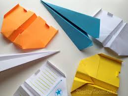 back to basics making paper airplanes
