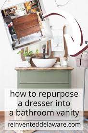 Repurposed Dresser Converted To