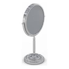 recessed base free standing mirror with