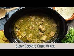 slow cooker chile verde you