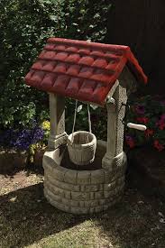 Stone Wishing Well Feature Large