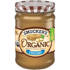 organic creamy peanut er smucker s