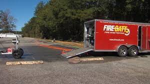 fire hose goes through annual testing