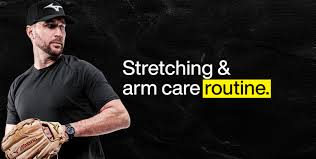 stretching and arm care routine versus