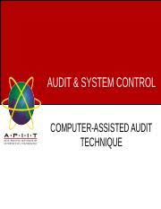 computer isted audit techniques ppt