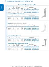 Sps Fss Catalog Orthotic Prosthetic Fab Supplies Fss